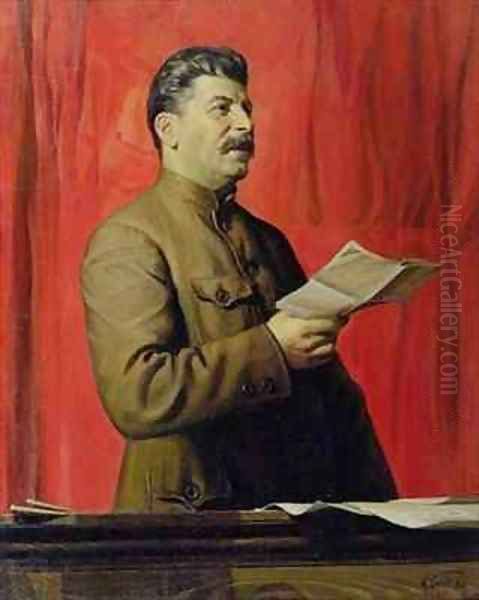 Portrait of Josif Stalin - view 1