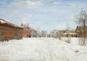 Street Scene in Winter