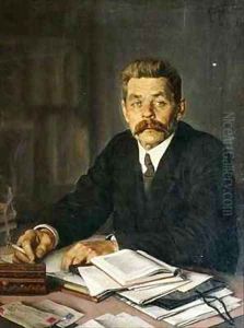 Portrait of the Author Maxim Gorky (1868-1939)