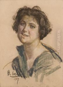 Ritratto Di Donna by Basilio Cascella