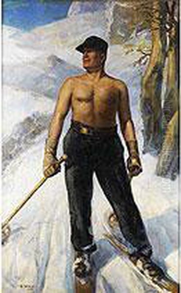 Mussolini Als Skifahrer Bei Terminillo - view 1