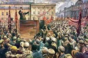Vladimir Ilyich Lenin (1870-1924) Addressing the Red Army of Workers on 5th May 1920 by Isaak Israilevich Brodsky