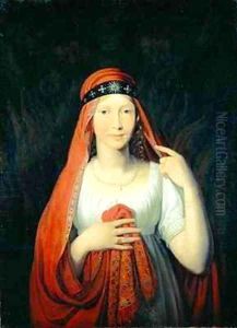 Electress Auguste von Hessen-Kassel by Johann Friedrich Bury