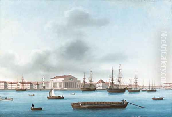 View of the Bourse across the Neva - view 1
