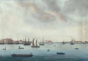 View of the Neva River Near the Stock Exchange