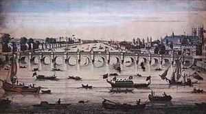 Westminster Bridge, looking westward by John Boydell