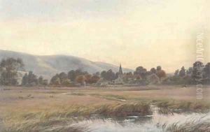 The River Arun at Bury by John James Bannatyne
