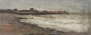 Ponton En Bord De Cote by Alfred Casile