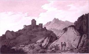 Landscape Sketches 9 by Joseph Francis Burrel