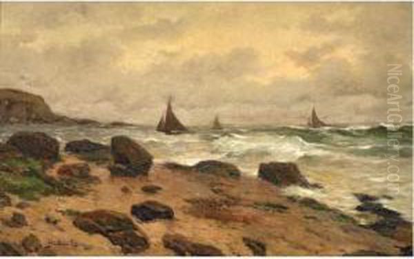 Voiliers En Mer. - view 1