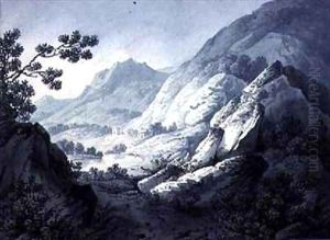 Landscape Sketches 7 by Joseph Francis Burrel