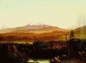 Hunter In The Foothills, New Hampshire by John William Casilear