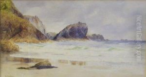 The Lion Rock, Kynance. by William Casley