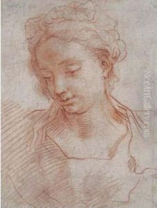 Etude De Tete De Femme by Alessandro Casolani