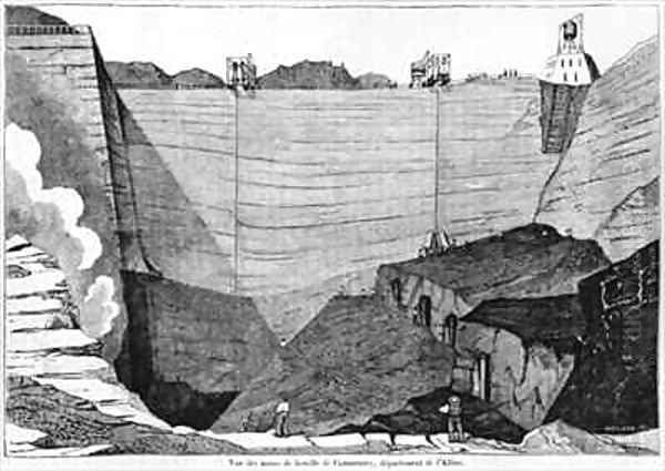 The coal mine at Commentry - view 1
