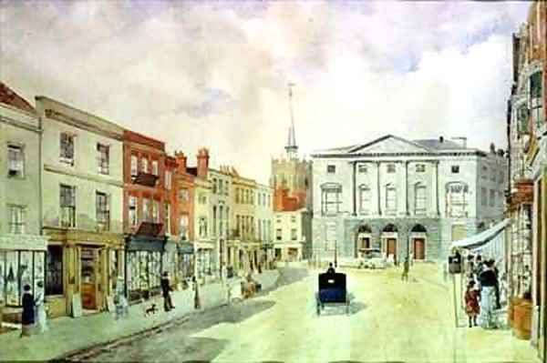 Chelmsford High Street and Shire Hall - view 1