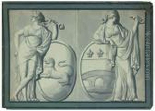 Deux Allegories De Villes - view 1
