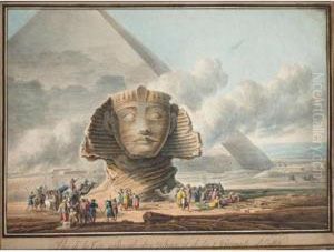 Vue De La Tete Colossale Du Sphinx Et De La 2