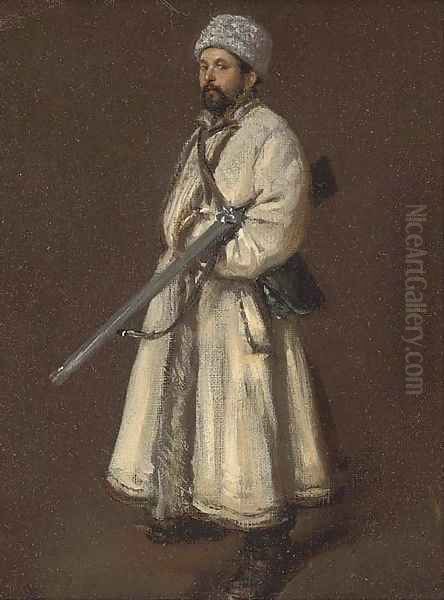 A Russian huntsman - view 1