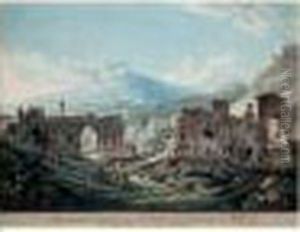 Vue Du Theatre De Taormina by Louis Francois Cassas