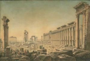 Vue Des Ruines De Palmyre by Louis Francois Cassas