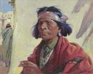 Taos Indian by Ira Diamond Gerald Cassidy