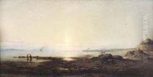 Firth Of Forth From The River Almond by James Cassie