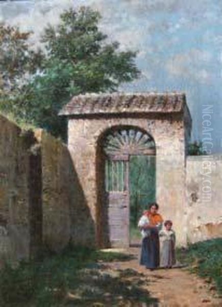 Figure In Cortile - view 1