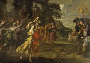 L'arrivee Triomphale De David A Jerusalem.