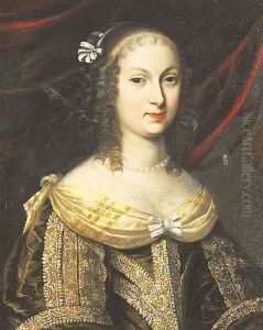 Portrait of a lady, said to be Madame de Longuevuille