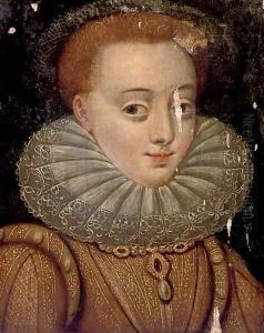 Portrait of a lady, bust-length, in a white lace ruff by Charles Beaubrun