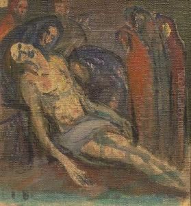 Escena Religiosa by Carlos Alberto Castellanos