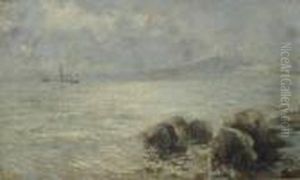 Montevideo Y Cerro Del 900 by Roberto Castellanos Mane