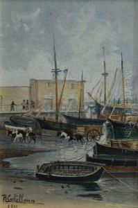 Descargando En El Puerto by Roberto Castellanos Mane