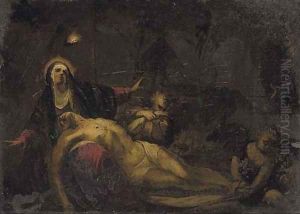 The Pieta by Jacopo Bassano (Jacopo da Ponte)