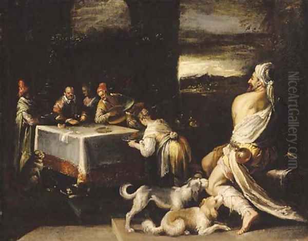 Dives and Lazarus - view 1