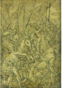 Scene De Bataille by Bernardo Castello