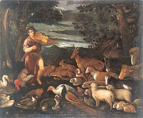 Orpheus charming the Animals - view 1