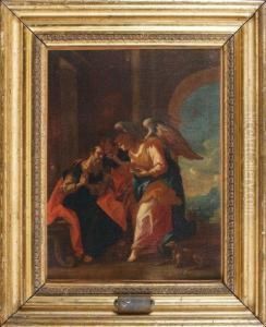 L'ange Raphael Rendant La Vue A Tobie