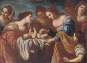 The Finding Of Moses by Valerio Castello