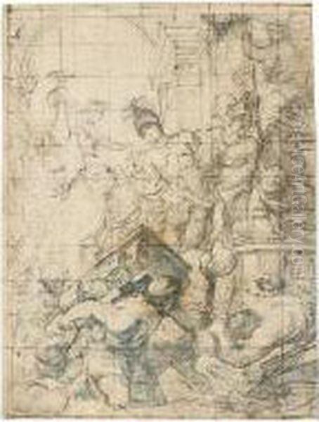 The Sacking Of A Church (possibly The Looting Of Montecassino) - view 1