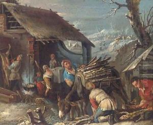 Winter and Autumn by Jacopo Bassano (Jacopo da Ponte)