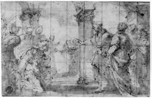 Christ And The Centurion: Design For A Lunette