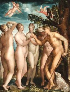 The Judgement of Paris by Jacopo Zanguidi, Called Jacopo Bertoija