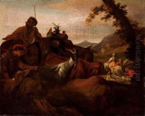 Viaggio Di Pastori by Giovanni Francesco Castiglione