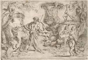 The Allegory Of Transcience (temporalitas Aeternitas) by Giovanni Francesco Castiglione