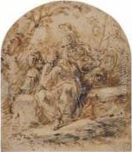 Le Reniement De Saint Pierre by Giovanni Francesco Castiglione