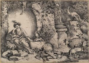 Circe Changing Ulysses' Men Into Beasts by Giovanni Benedetto Castiglione