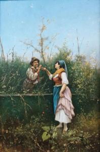 Scena Galante by Giuseppe Castiglione