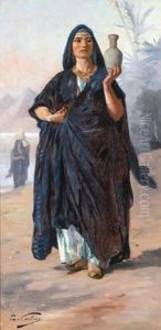 Portatrice D""""acqua Sul Nilo by Edouard Castres